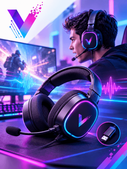 Zero-Latency Gaming Headset Real Reaction